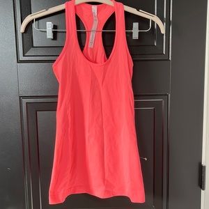 Lululemon Cool Racerback Size 4, coral, brand new with missing tag, never worn
